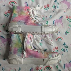 Cat & Jack Pastel Tie-Dye High-Tops
